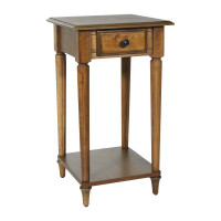 OSP Home Furnishings BNN08-GB Bandon Side Table in Ginger Brown Finish